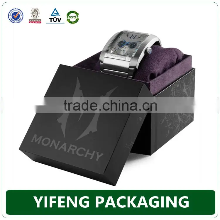 manufacturer custom high quality box watch, cheap paper watch box, watch box