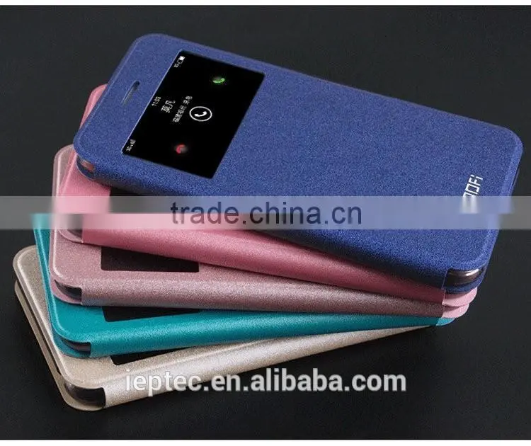 MOFi Original Leather Dot View Case for vivo X6, Mobile Phone Flip Cover Housing for vivo X6