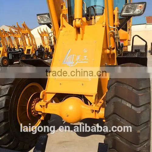 mini log wood grapple 2.5t chinese small front end loader