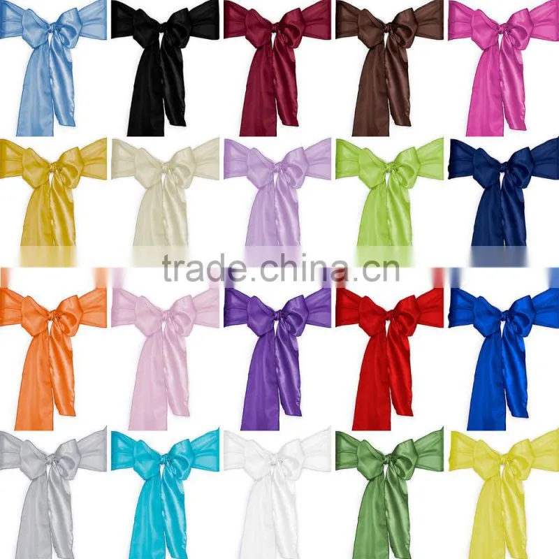 Corlorful organza chair sash buckle