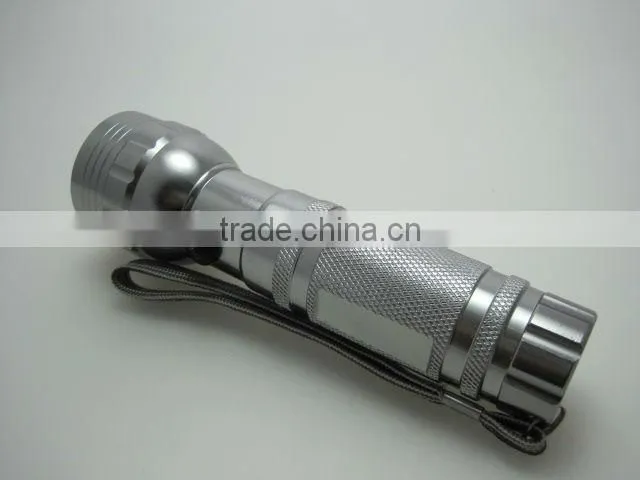 Aluminum 15+1 LED flashlight