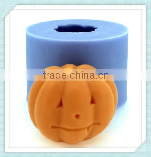 LZ0115 Nicole silicone pumpkin mold candle