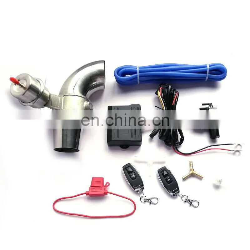 12V solenoid valve exhaust valve remote control controller car exhaust pipe modification valve full set of accessories