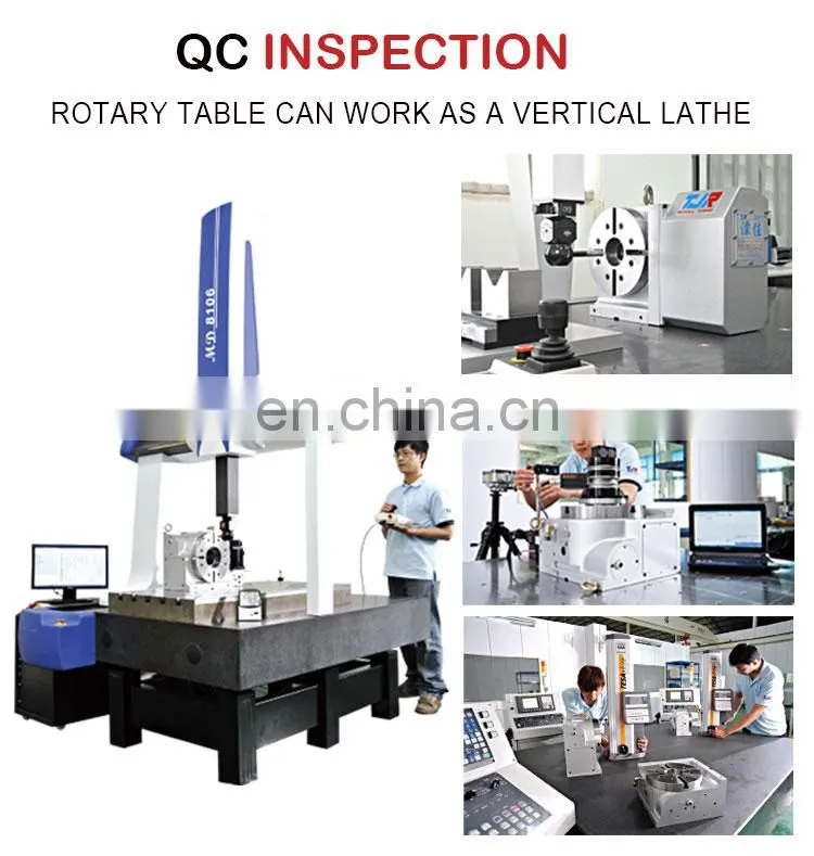 High value metal working hydraulic tjr rotary table 4th axis index rotary table for cnc milling machines