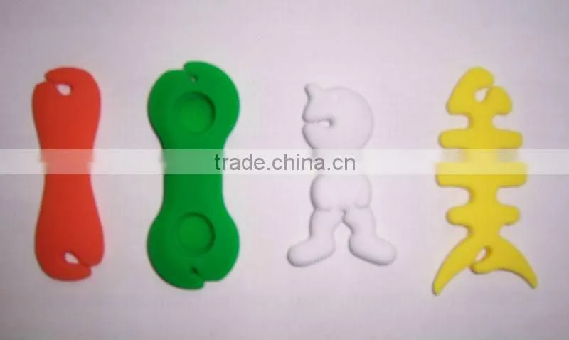 fish shaped silicone rubber bobbin winder