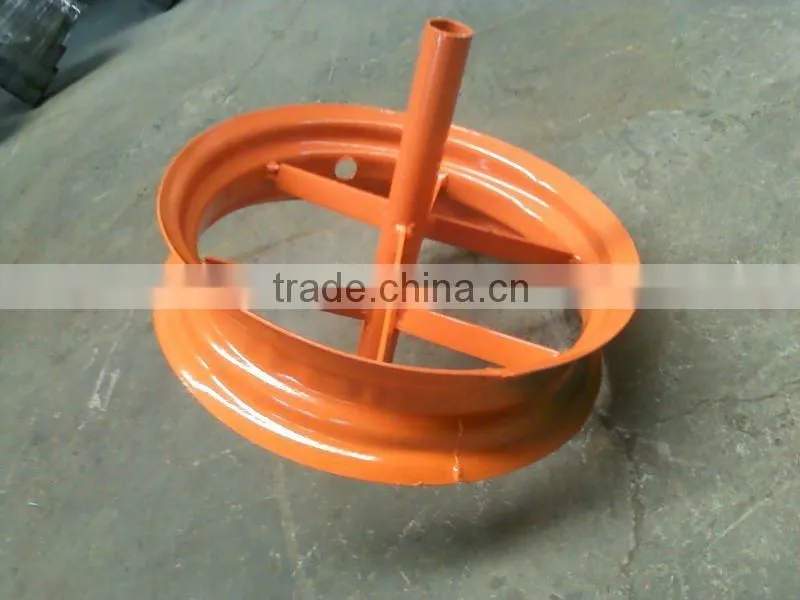 3.50-4 Steel wheel rim/wheels rim for trolley cart