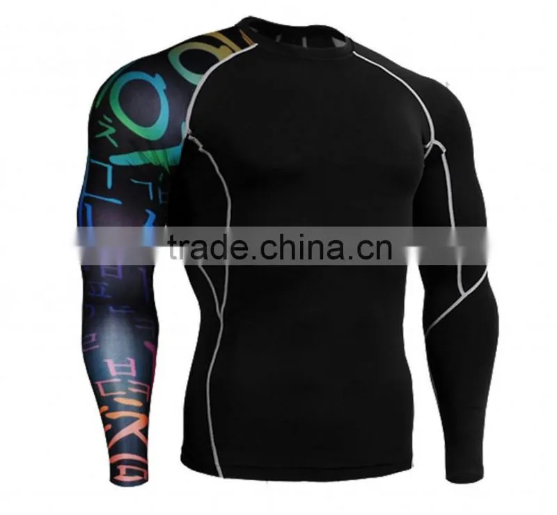 4 Way Stretch Boxing Compression Rush Guard For Men