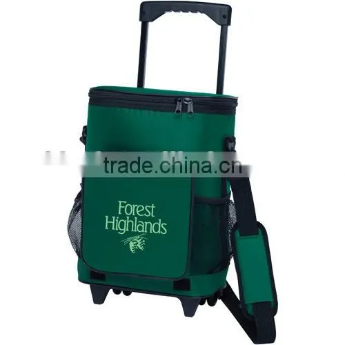 Top trolley insulated shopping cart bag