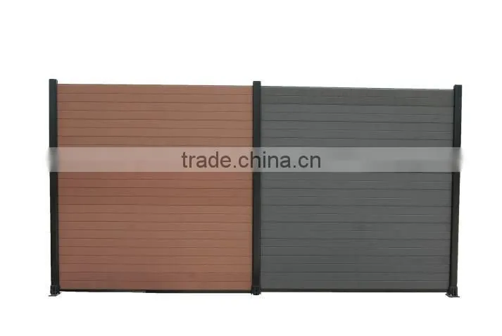 100% recyclable 180x180cm wpc fence