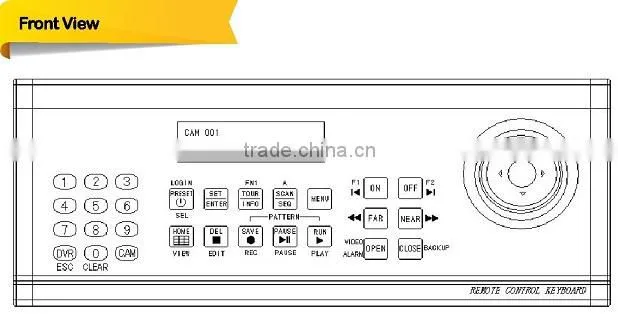 High Speed Dome Camera 4D PTZ Joystick Keyboard Controller
