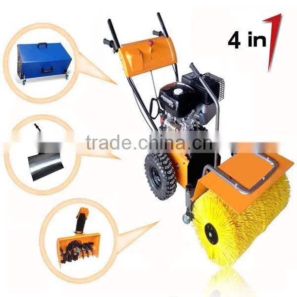 6.5hp 3 in 1 Snow Sweeper,Manual Sweeper,Road Sweeper Cleaning Equipment