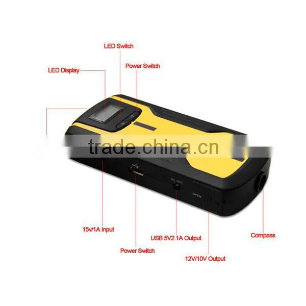 Portable Multi-Function Car Jump Starter Emergency Power Bank
