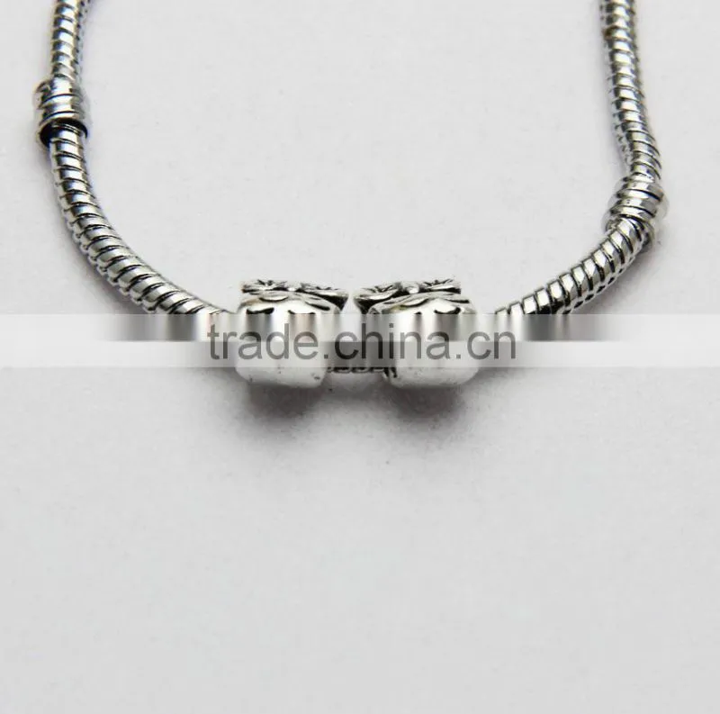 Creative New Style Owl Shape Large Hole Beads DIY Anti-Silver Bracelet Beads with Hole Accessories