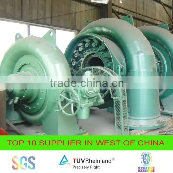 Lida pelton generator for middle plant