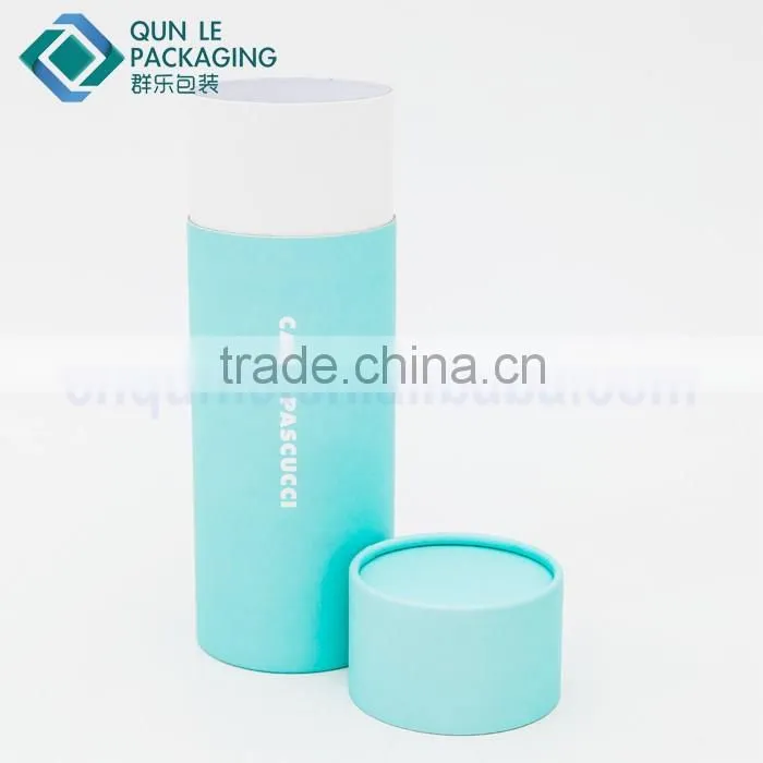 High End Rigid Round Cardboard Box Water Bottle Packaging
