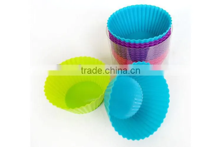 YangJiang factory manufacture hot sell Eco-Friendly Feature silicone cupcake mold for baking mould