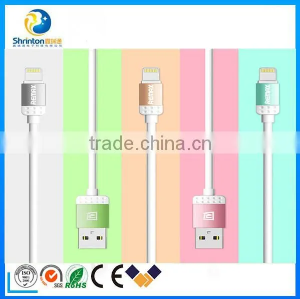 MFI ceitificate Remax lovely series usb cable charging cable cable