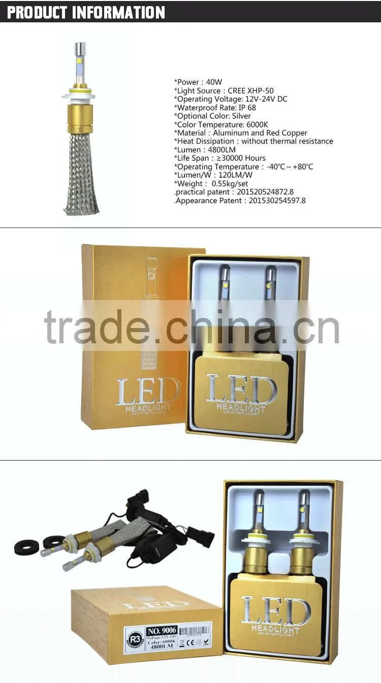 LED Car Headlamps Bulbs Replacement Headlights For Cars