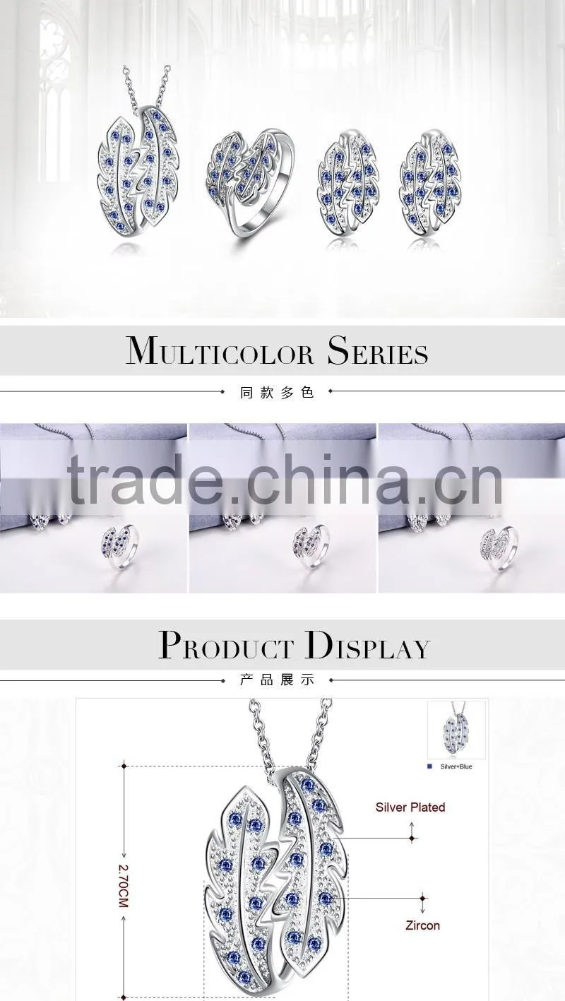Silver plated design chic pearl necklace set