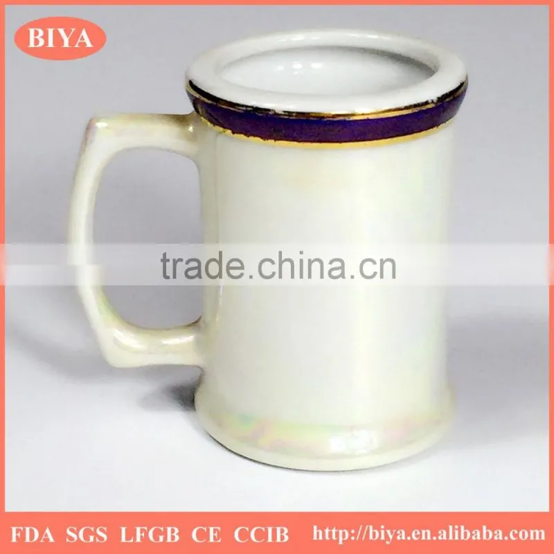 50ml personalized porcelain mug colorful pearl glazed souvenir coffee mug small ceramic cup with handle accept custom logo decal