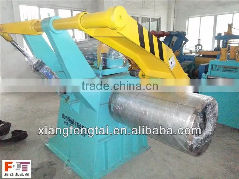 Steel coil decoiling machine