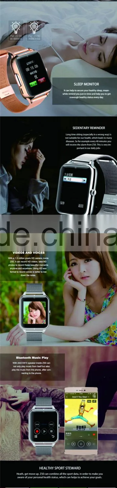 Andriod fitness smart watch for ios