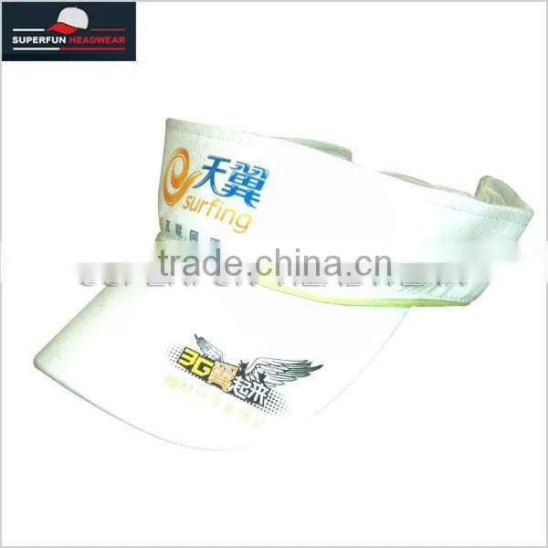 professional supplier high quality running sun visor hats
