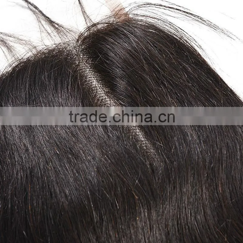 2014 The Most Popular Best Quality Silk Base Indian Remy Hair Weave Closures