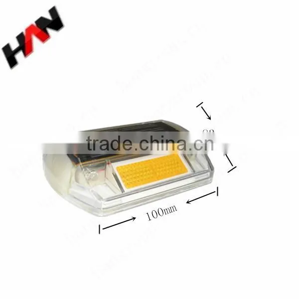 plastic solar powered LED flashing road cat eyes