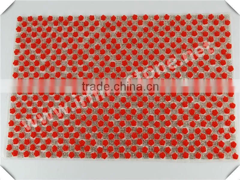 24X40cm New Arrival Hotfix Chaton Mesh trimming From China Manufacturer