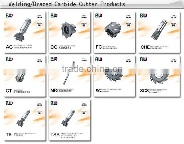 Side Milling functions of Milling Cutter With Brazed Carbide Staggered Teeth