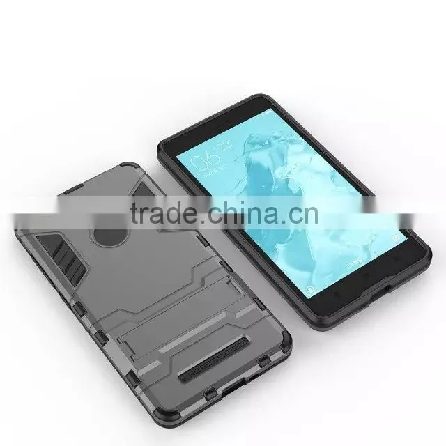 Newest Design For Xiaomi 4C Rubber Gel Back Stand Case MT-4905