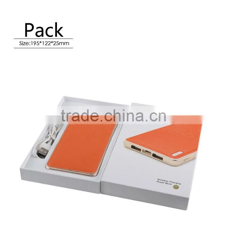 10000mah Wireless Power Bank for Samsung S7/ iPhone 6S Plus