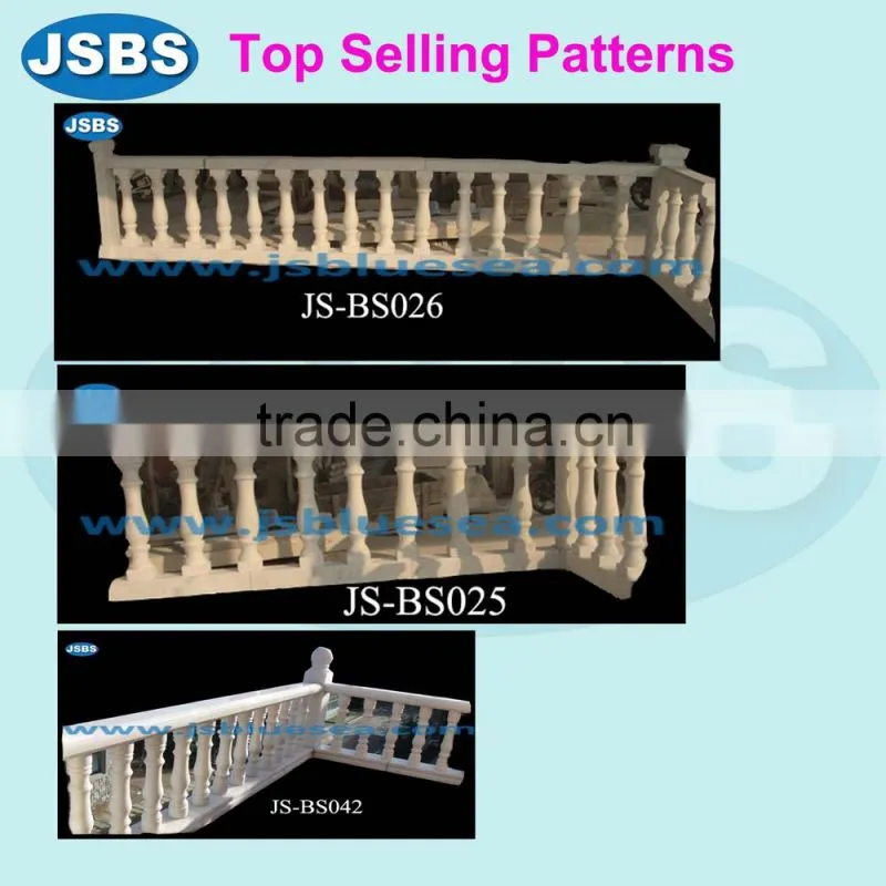hand carved natural stone cheap decorative balustrade