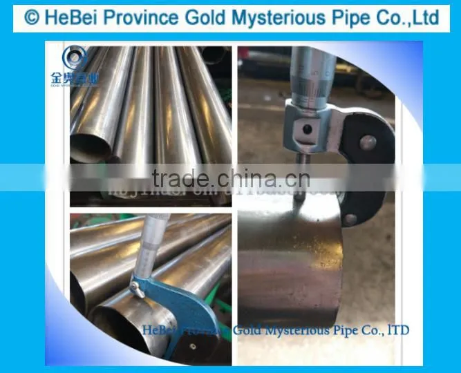 Black steel carbon seamless pipe for oil and gas tube