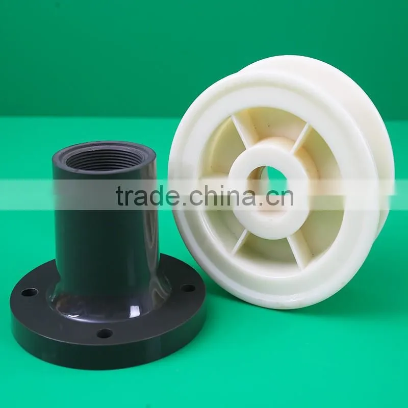 Custom made engineering sheave pulley parts POM-H Acetal plastic cnc machining products