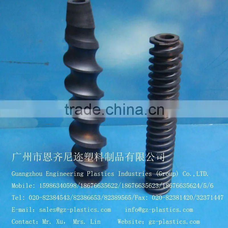 good hardness uhmw-pe screw furniture fittings plastic