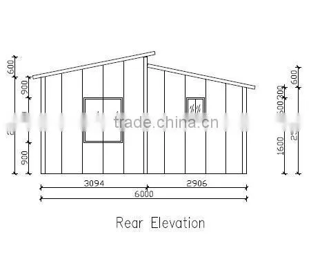 Cheap modern prefab villa easy assembly economic prefab modular house