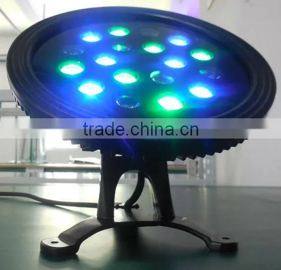 18*3W RGB wireless LED underwater light
