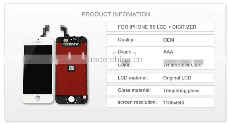 cellphone lcd with motherboard For iphone 5s original lcd
