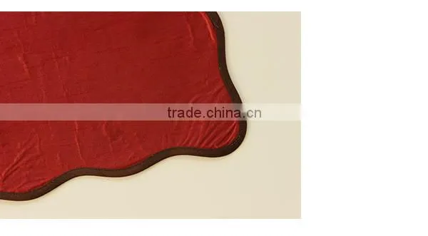 New design high quality cotton fabric wedding decoration placemats