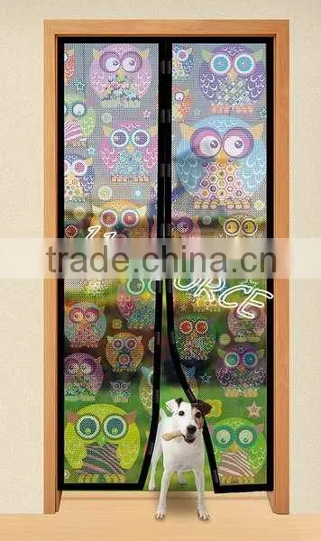 Anti-mosquito magnetic screen door