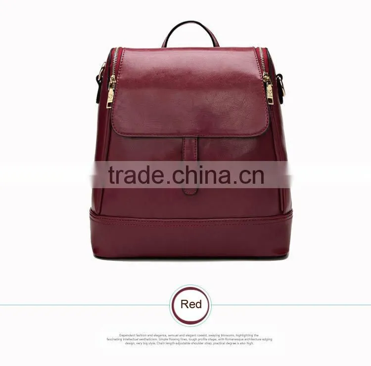 backpack manufacturers china leather bagpack women