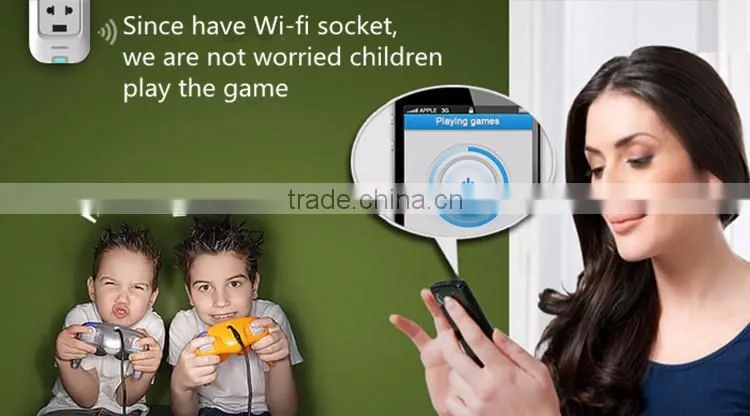 High quality wifi remote control smart socket wifi socket