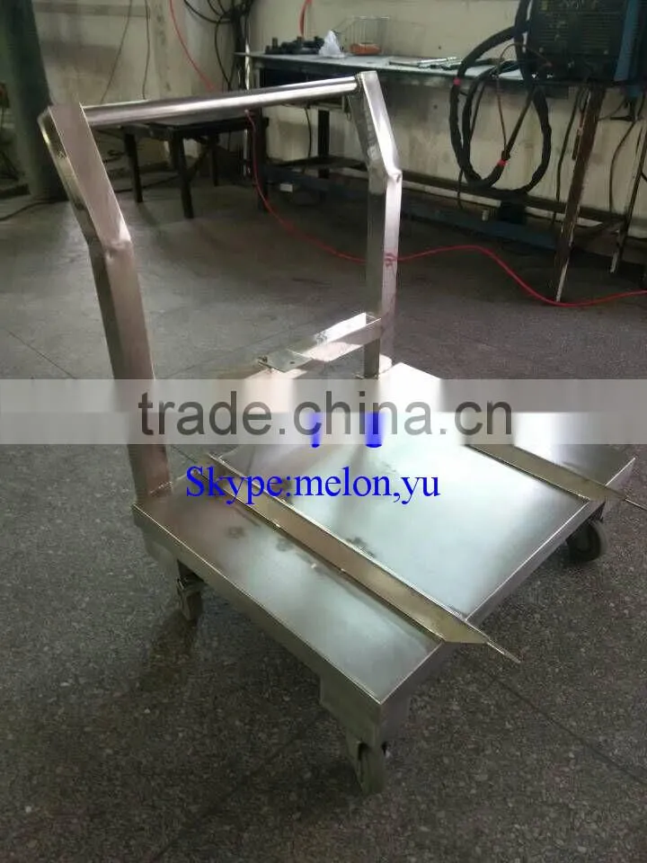 Multilayer Stainless Steel Solid Plate Drying Rack with Chassis Cart for Electronics