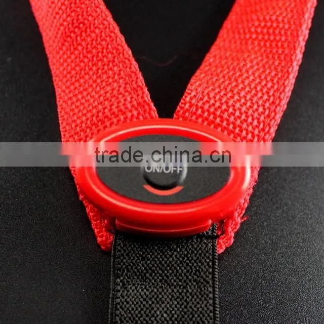 wholeasale custom suspenders flashing led party suspenders