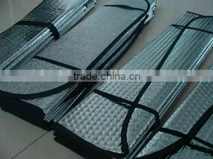 PE bubble front car sunshade