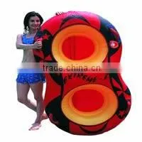 2016 new design fashion towable figure ski inflatable baby/adult water toy inflatable surf board