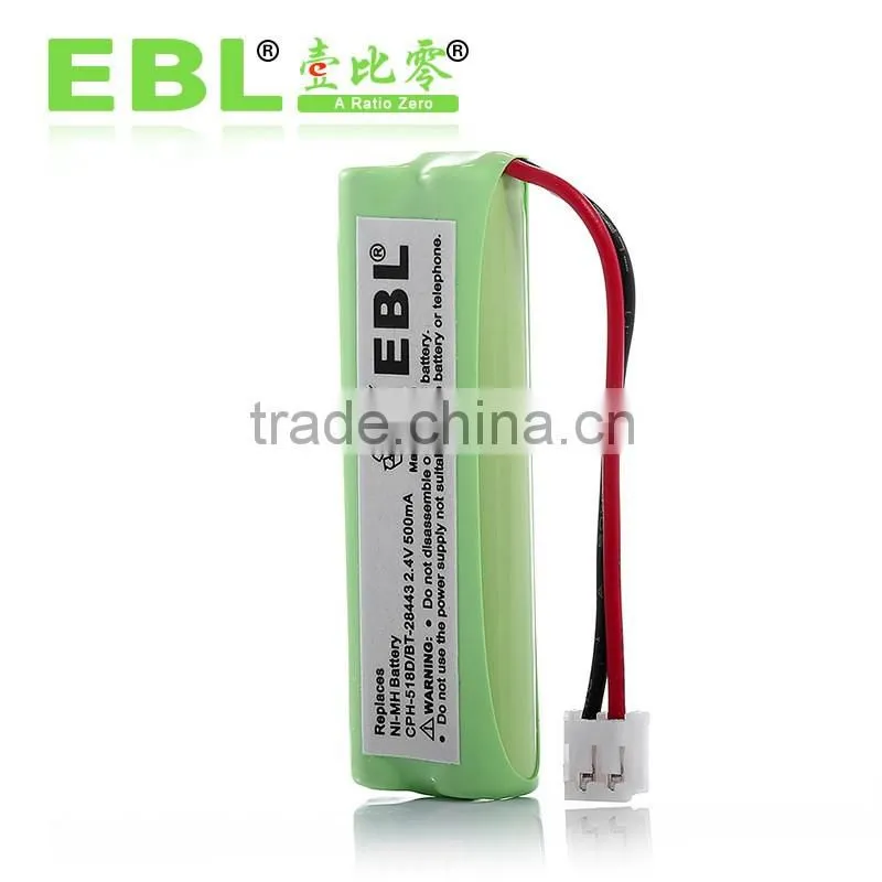 EBL rechargeable Cordless Phone Battery Replacement for V-Tech BT-18443, BT-28443 , 89-1337-00-00 8913370000