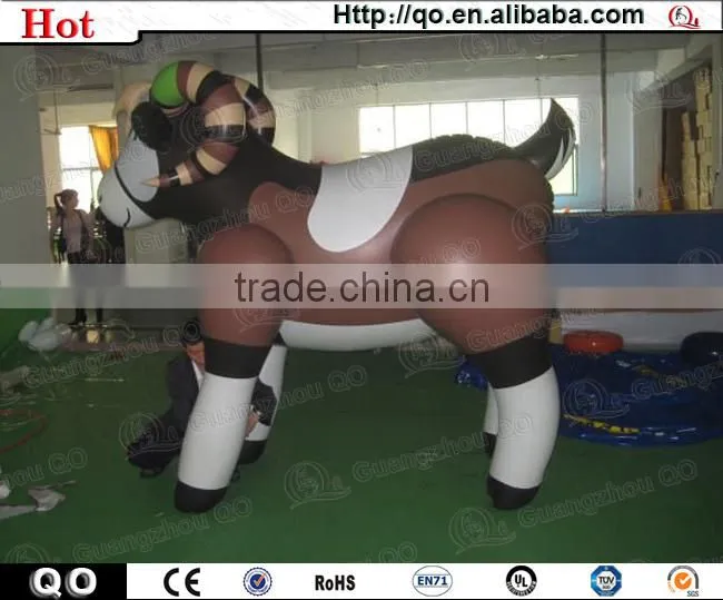 Top quality outdoor advertising colorful inflatable goat